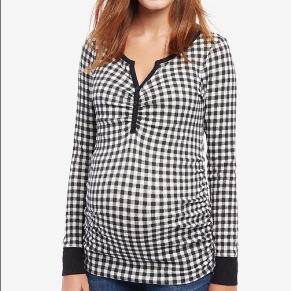 Motherhood Maternity Henley Top